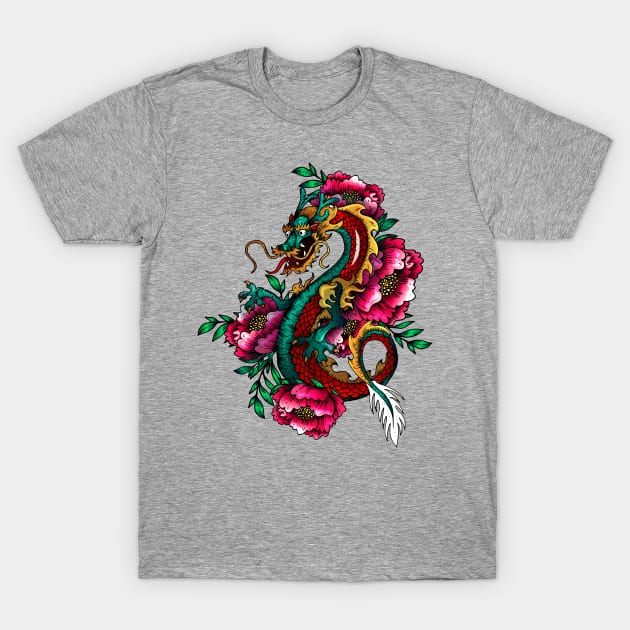 Colorful Dragon T-Shirt by MimicGaming